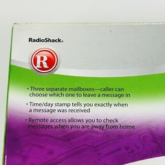 Radio Shack Extended Capacity Digital Answering System 60 Mins Answering Machine