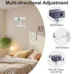 Foldable Projector Wall Mount Universal Adjustable Ceiling DSLR Camera Bracket