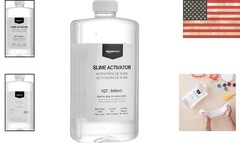 Slime Activator Solution 1 QT 946ml, Easy to Use, Washable, Clear, Stretchy, …