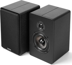 Micca MB42X G2 Bookshelf Speakers Pair Passive Stereo Home Theater 4 Inch Carbon
