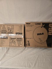 Vintage – RCA Standard Digital Receiver and 18″ Dish New Still in the Box