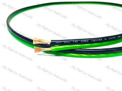 100 ‘ feet TRUE 16 Gauge AWG GREEN/BK Speaker Wire Car Home Sky High ft