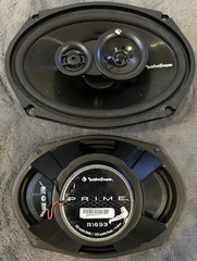 Rockford Fosgate Prime R1693 6x9in 3-Way Coaxial Car Speakers, 60W RMS NEW
