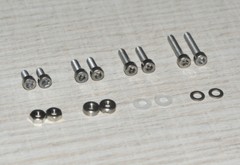 Phono Screw Kit M2.5 Hex Cap Stainless Steel /Cartridge/Mounting for Headshell