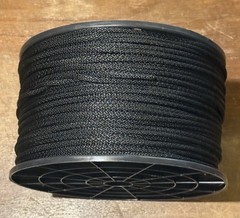 1/8″ x 500′ Black Polyester / Dacron Cord – Low Stretch & UV Resistant – Braided