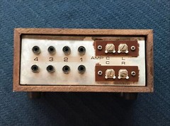 Vanco SSS-8 Speaker Selector Switch Wood Cabinet