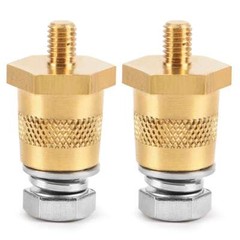 2Pcs Battery Pole Adapter Terminal Connector Fittings M6 M8 Thread Post Adapter
