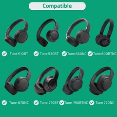 Geekria Headband Pad for JBL Tune 500BT/ 510BT/ 520BT/ 600BT/ 600BTNC (Blue)