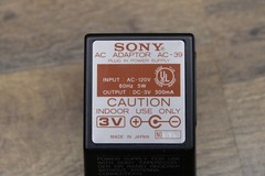 SONY AC-39 AC Power Adapter 3V 120v Walkman Cassette Player Charger TESTED NICE!