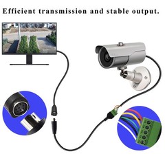 zdyCGTime 8pin Mini DIN Screw Terminal Adapter DIY Mini DIN SVideo 8pin Male …