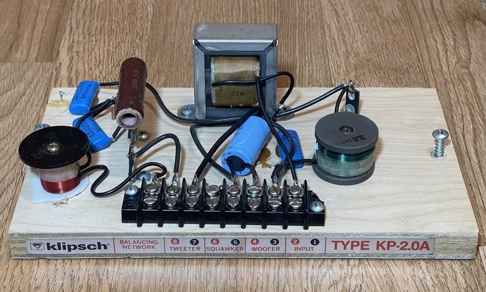 Vintage Klipsche Kp-2.0A Pro Heresy II Balancing Crossover Dividing Network 201