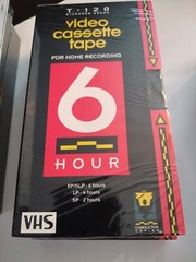 Lot of 10 VHS Blank Tapes High Grade 6 Hours T-120 New Sealed Maxwell Memorex