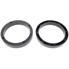 2 Pairs 6.5″ Plastic Speaker Spacer Rings Subwoofer Custom Mounting Adapter