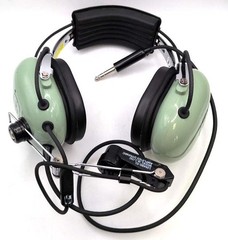 David Clark H3330 P/N 12508G-02 Aviation Headset w/ Microphone M-1/DC