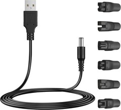 7 PCS Power Cord 5V USB Charger For Philips Norelco Aquatec,Razors and Trimmers