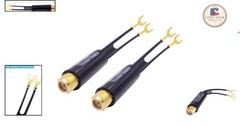 Versatile 2-Pack F-Type Gold Plated Coaxial Adapter for TV and Antenna Setup