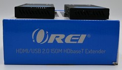 OREI 4K USB 2.0 HDMI Extender Over LAN HDBaseT PoC Single CAT5e/CAT6A/CAT7 Ca…