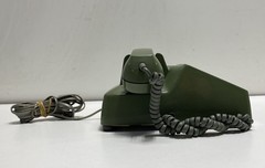 ITT 2500 Vintage Push Button Desk Telephone Avocado Green Landline Phone