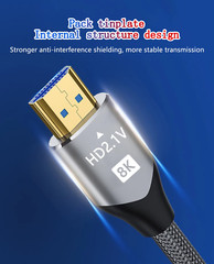 HDMI Cable HDMI 2.1 Wire 4K 8K for RTX 3080 eARC HDR Video Cable PC Laptop TV