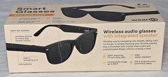New WeariQ Wireless Smart Glasses Bluetooth, Black Matte Frame NEW