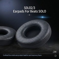 Replacement Ear Pads Cushion For Beats by Dr Dre Solo 2 Solo 3 Wireless/Wired