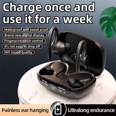 Wireless Bluetooth 5.3 Headset TWS Earphones Earbuds Stereo Headphones Ear Hook