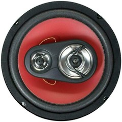 4X Audiobank 6.5″ 800 Watts Max Power 4-Way Red Car Audio Stereo Coaxial Speaker