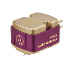 Audio-Technica AT33xEN Dual Moving Coil Stereo Cartridge (Black and Gold)