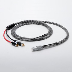 Hi-Fi 5 Pin DIN to 2 RCA Audio Tonearm Cable Turntables Analog Interconnect Wire