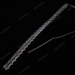 Blue 24cm 24LED PVC Flexible LED Strip Light Waterproof for Car Motorcycle