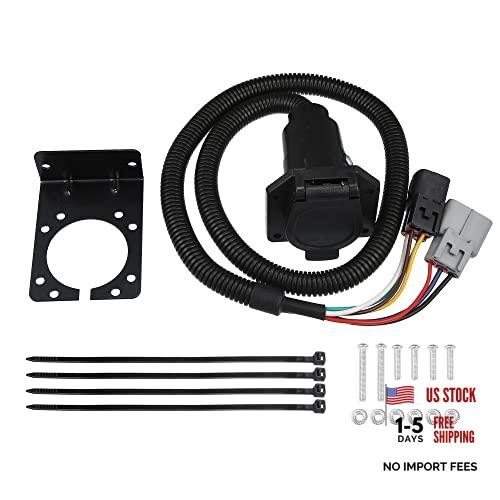1 Set 7-Pin Trailer Wiring Harness Simple Connect Wiring Kit for Toyota