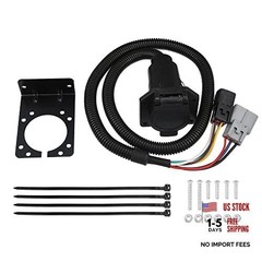 1 Set 7-Pin Trailer Wiring Harness Simple Connect Wiring Kit for Toyota