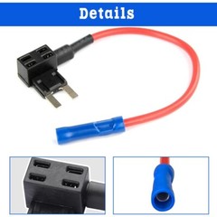 15PCS Fuse TAP Adapter Kit 12V 15 Amp 20Amp Car Add-a-circuit Mini ATM APM Blade