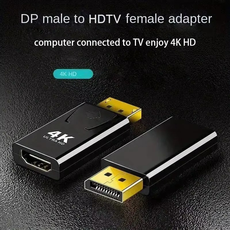 4K DisplayPort DP to HDMI Adapter Male to Female Converter for PC Laptop HDTV