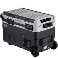 VEVOR Portable Car Refrigerator Freezer Compressor 50 L Dual Zone for Home Car