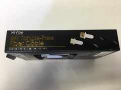 HDMI FIBER CABLE/CORD 6FT TANGLE FREE HIGH SPEED W/ETHERNET 1080P 3D VIDEO 24KT
