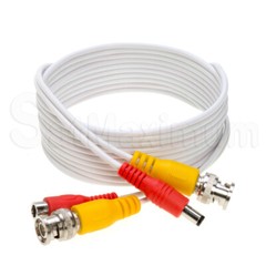 Security Camera Cable BNC Extension Power Cord CCTV Surveillance DVR Wire – lot