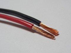 12 GAUGE WIRE RED & BLACK 25 FT PRIMARY STRANDED COPPER POWER REMOTE TEW VW-1