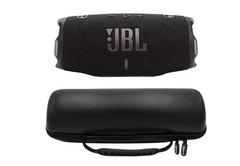 JBL CHARGE 6 Waterproof Portable Speaker Bundle w/ gSport Carbon Fiber Case BLK