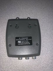 RF MODULATOR RFMODR0-24 A/V VIDEO TV CONVERTER DIRECTV DISH NETWORK CABLE TV NEW