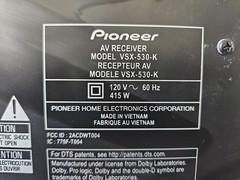 Pioneer VSX-530-K 5.1 Channel Bluetooth HDMI Surround AV Receiver Home Theater