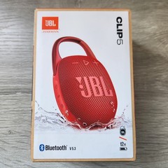 JBL Clip 5 – Ultra-Portable, Waterproof & Dustproof Bluetooth Speaker – Red