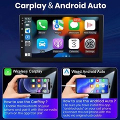 For GMC Yukon Chevy Silverado Double DIN Android 13 9″ Car Stereo Radio GPS WiFi