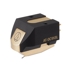 Audio-Technica AT-OC9XSL Dual Moving Coil Cartridge (Black and Gold)