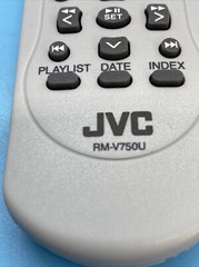 JVC Camcorder Remote Control / RM-V750U / with Battery / Used /Made in Indonesia