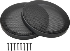 Durable 6-Inch ABS Speaker Grill Covers – Car & Home Audio Protection (2 Pack)