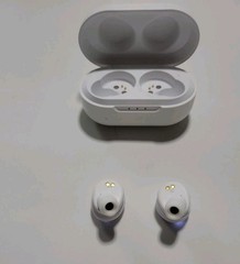 JLab JBuds Air Wireless Signature Bluetooth Earbuds + Charging Case, White