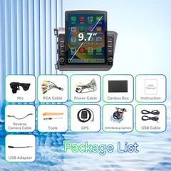 Car Stereo Radio Compatible with Honda Civic 2012 2013 2014 2015,Android 15