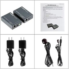 HDMI Extender up to 200ft over Cat5 Cat6 Ethernet Network LAN Cable 60m 1080P