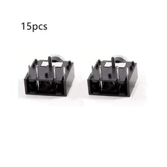 bnafes 15pcs PJ-307 3.5mm Stereo Jack Socket 5 Pin PCB Mount Female Black
